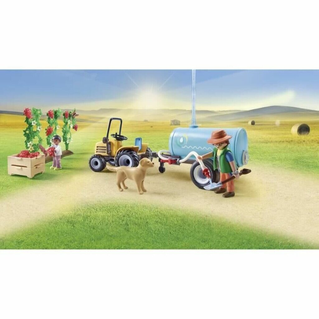 71442 Playmobil Country Tractor perävaunulla ja vesisäiliöllä, 117 d. hinta ja tiedot | LEGOT ja rakennuslelut | hobbyhall.fi