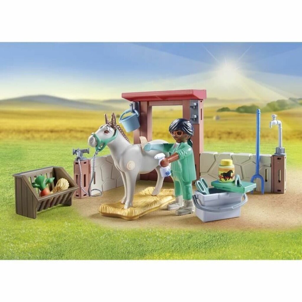 71471 Playmobil Country Farmyard Vet At Work figuurit hinta ja tiedot | LEGOT ja rakennuslelut | hobbyhall.fi