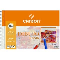 Piirustuspaperi Canson, 130 g, 20 arkkia, 23x32,5 cm hinta ja tiedot | Vihkot, muistikirjat ja paperit | hobbyhall.fi