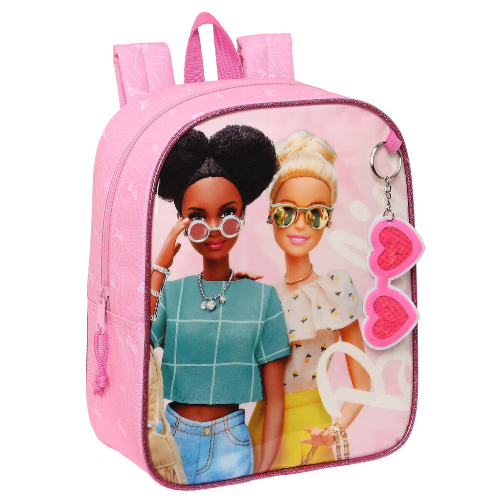 Reppu Barbie Girl, vaaleanpunainen, 22 x 27 x 10 cm hinta ja tiedot | Koulureput ja -laukut | hobbyhall.fi