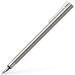 Kalligrafinen kynä Faber-Castell Neo Slim, hopean värinen hinta ja tiedot | Kirjoitusvälineet | hobbyhall.fi