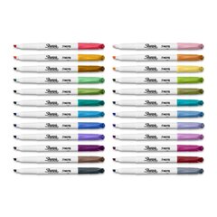 Markers Sharpie Fine 2058158, 28 kpl hinta ja tiedot | Taide- ja askartelutarvikkeet | hobbyhall.fi