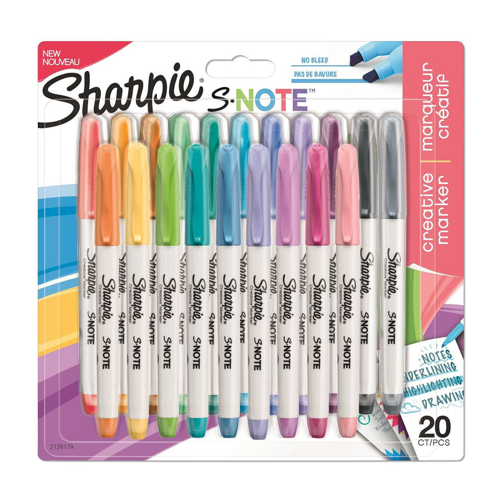 Markers Sharpie Fine 2058158, 28 kpl hinta ja tiedot | Taide- ja askartelutarvikkeet | hobbyhall.fi