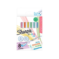 Tussit Sharpie S-note DUO 2182116, 8 kpl hinta ja tiedot | Taide- ja askartelutarvikkeet | hobbyhall.fi