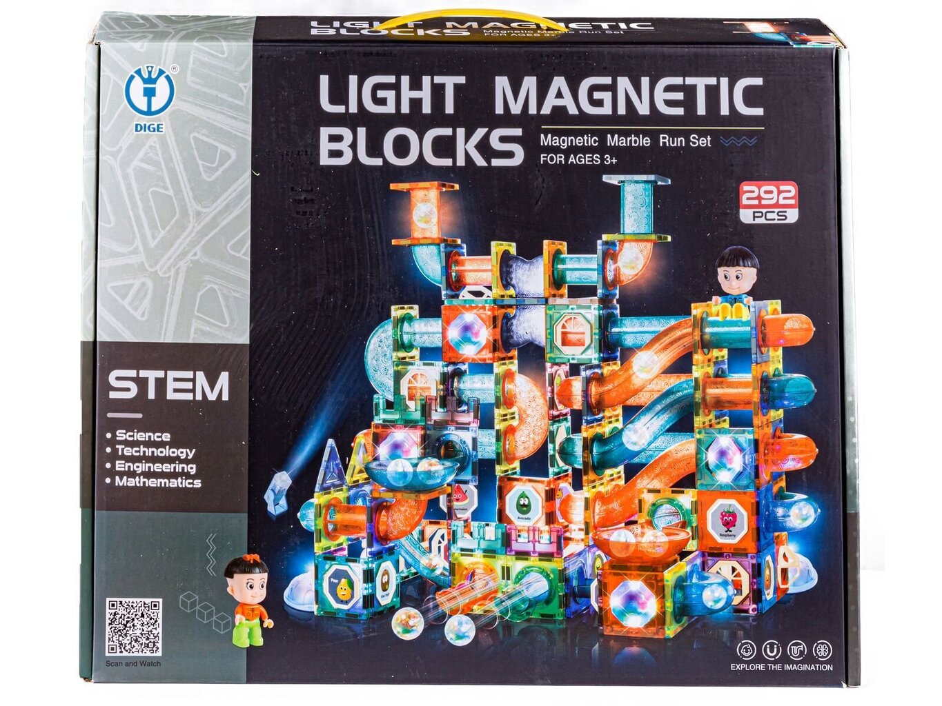 Magneettiset opetusrakenteet Varsi, 292 d. hinta ja tiedot | LEGOT ja rakennuslelut | hobbyhall.fi