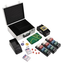 Setti pokerimerkkejä vidaXL, 300 kpl hinta ja tiedot | Korttipelit, pokeri | hobbyhall.fi