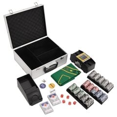 Setti pokerimerkkejä vidaXL, 300 kpl hinta ja tiedot | Korttipelit, pokeri | hobbyhall.fi