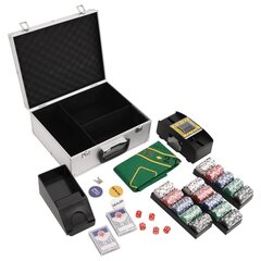 Setti pokerimerkkejä vidaXL, 300 kpl hinta ja tiedot | Korttipelit, pokeri | hobbyhall.fi