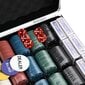 Setti pokerimerkkejä vidaXL, 600 kpl hinta ja tiedot | Korttipelit, pokeri | hobbyhall.fi