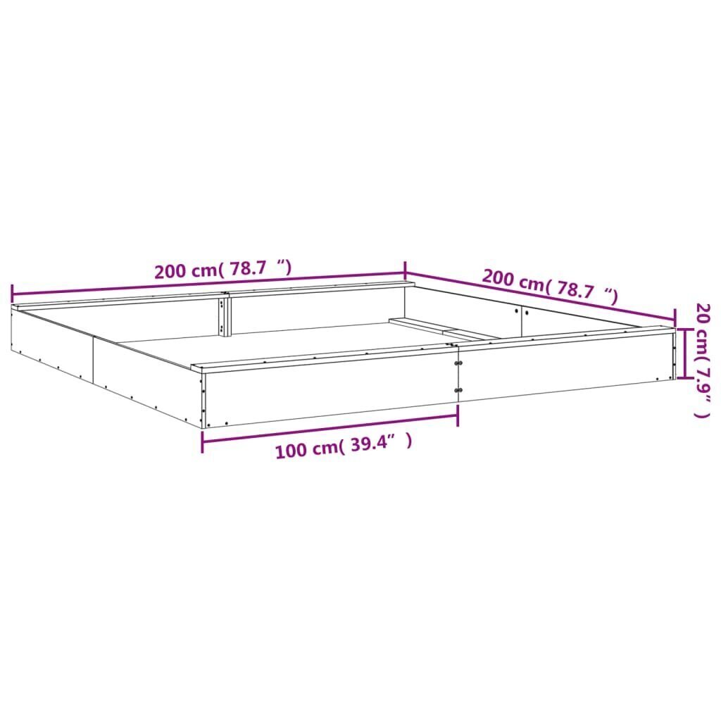 Hiekkalaatikko istuimilla vidaXL hinta ja tiedot | Hiekkalaatikot | hobbyhall.fi