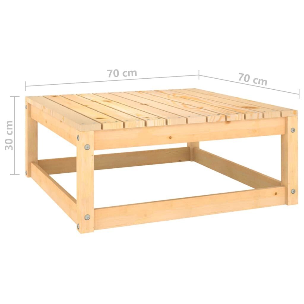 Puutarhakalusteet, 14 kpl, ruskea hinta ja tiedot | Puutarhakalusteet | hobbyhall.fi