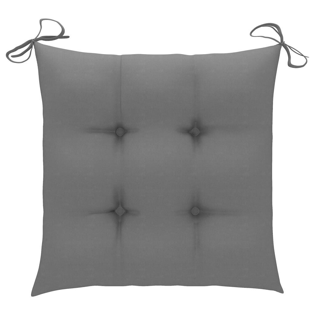 Puutarhatuolit tyynyillä, 8 kpl, ruskea hinta ja tiedot | Puutarhatuolit | hobbyhall.fi