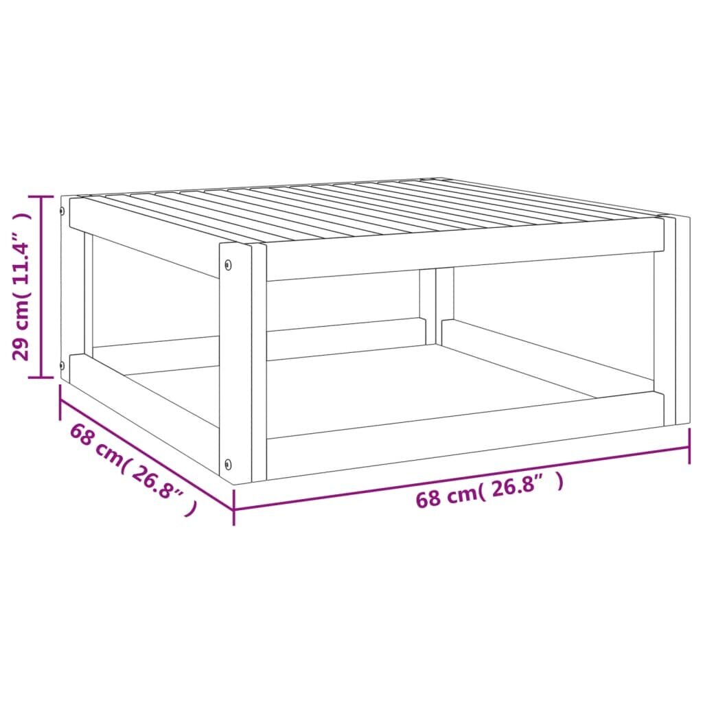 Puutarhasetti vidaXL, ruskea hinta ja tiedot | Puutarhakalusteet | hobbyhall.fi