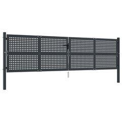 Puutarhaportti vidaXL 400x125cm hinta ja tiedot | Aidat ja tarvikkeet | hobbyhall.fi