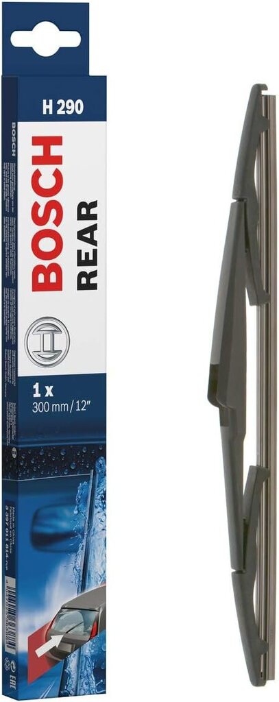 Bosch -levynpyyhin takaosa H290, pituus: 300 mm - tuulenpyyhki takaikkunaan hinta ja tiedot | Pyyhkijänsulat | hobbyhall.fi