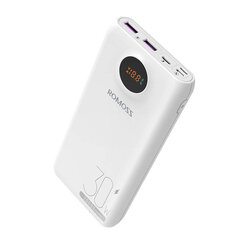 Romoss SW20S Pro Powerbank 20000mAh, 30W (valkoinen) hinta ja tiedot | Sähköautojen lataustarvikkeet | hobbyhall.fi