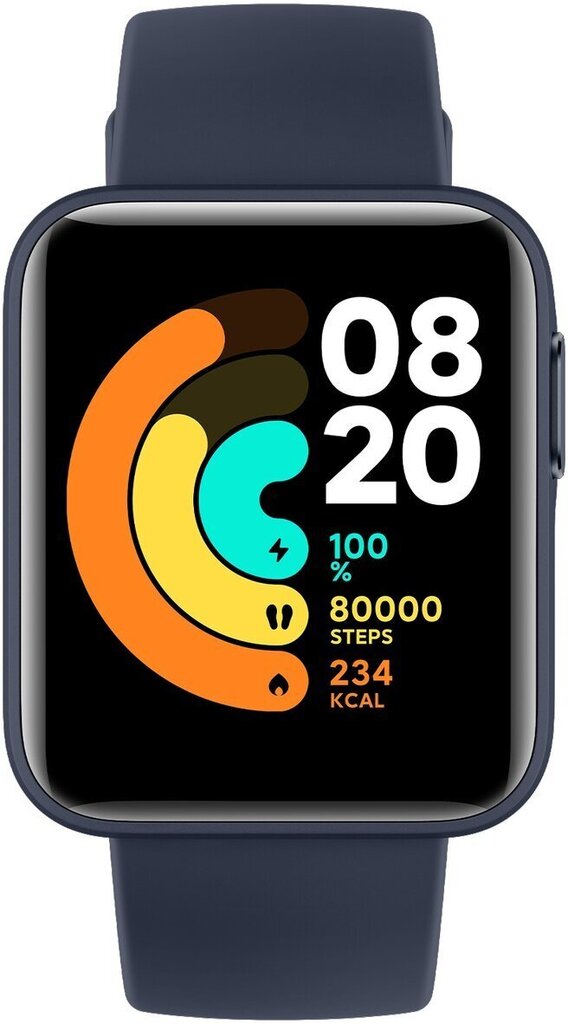 Xiaomi GPS-älykello Mi Watch Lite, Navy Blue hinta ja tiedot | Älykellot | hobbyhall.fi
