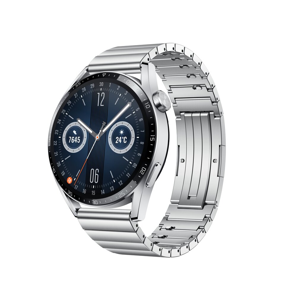 Huawei Watch GT 3 Elite 46mm Stainless Steel 55028447 hinta ja tiedot | Älykellot | hobbyhall.fi