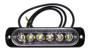 Peruutusvalo 6 LED 12V-24V lamppu, valkoinen hinta ja tiedot | Polttimot | hobbyhall.fi