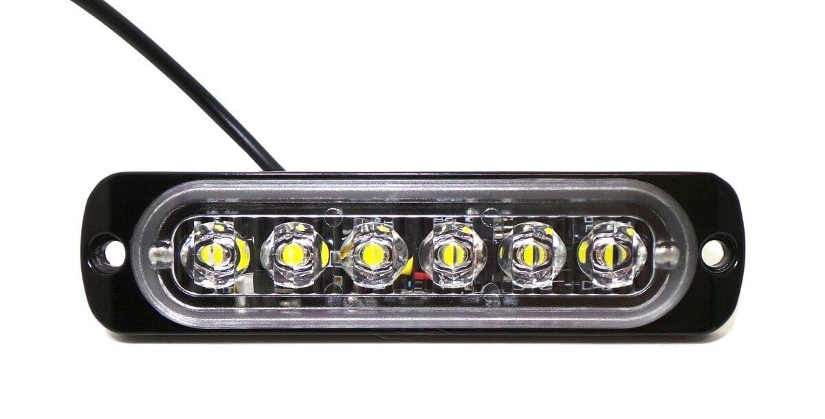 Peruutusvalo 6 LED 12V-24V lamppu, valkoinen hinta ja tiedot | Polttimot | hobbyhall.fi