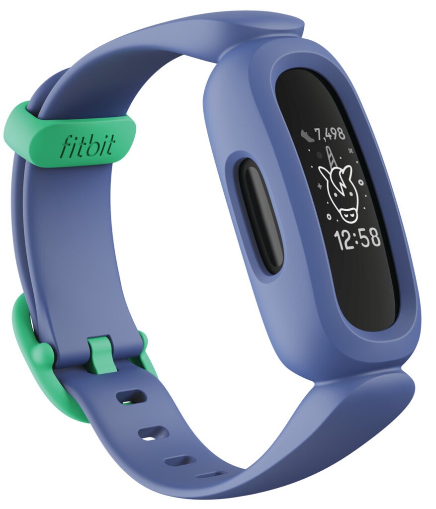 Fitbit Ace 3 aktiivisuusranneke, FB419BKBU, sininen/vihreä hinta ja tiedot | Aktiivisuusrannekkeet | hobbyhall.fi