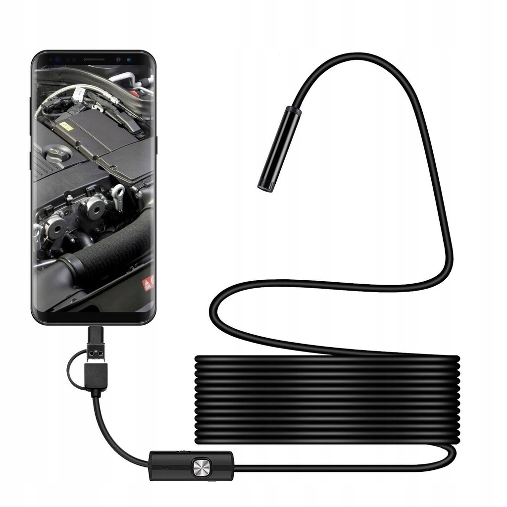 ENDOSCOPE 6xLED TUTKIMUSKAMERA ANDROID PC:lle hinta ja tiedot | Lisätarvikkeet autoiluun | hobbyhall.fi