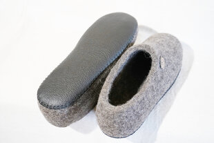 Käsintehdyt unisex huopatossut, tummanharmaat hinta ja tiedot | Felt Products Muoti | hobbyhall.fi