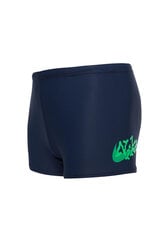 Nike Uimapuvut Nk B Scribble Square Leg Navy NESSE041 440 NESSE041 440/XL hinta ja tiedot | Poikien uima-asut | hobbyhall.fi