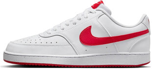 Nike Jalkineet Nk Court Vision Lo Nn Ess White Red HF1744 101 HF1744 101/8 hinta ja tiedot | Miesten urheilu- ja vapaa-ajan kengät | hobbyhall.fi