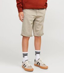 Jack & Jones lasten shortsit 12172213*02, beige 5715507743149 hinta ja tiedot | Poikien shortsit | hobbyhall.fi