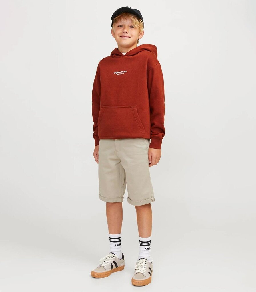 Jack & Jones lasten shortsit 12172213*02, beige 5715507743149 hinta ja tiedot | Poikien shortsit | hobbyhall.fi