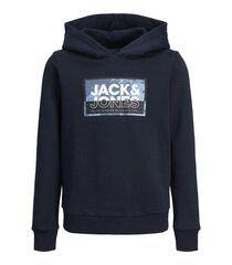 Jack & Jones lasten collegepaita 12254120*02, laivastonsininen 5715514900252 hinta ja tiedot | Poikien puserot, liivit ja jakut | hobbyhall.fi