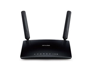 TP-LINK 4G LTE Router TL-MR6400 802.11n, 300 Mbit hinta ja tiedot | Reitittimet ja modeemit | hobbyhall.fi