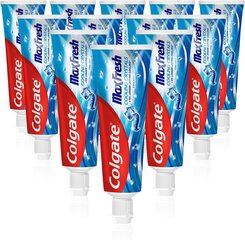 Colgate -hammastahna max tuoreet jäähdytyskiteet, 12 x 75 ml hammastahnaa yllättävä tuoreuden tunne, pitää hampaasi valkoisena hinta ja tiedot | Suuhygienia | hobbyhall.fi