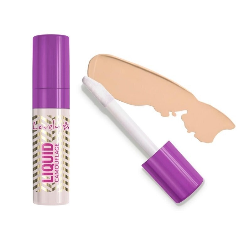 Peitevoide Lovely Liquid Camouflage Liquid Concealer 02 Sand, 8 ml hinta ja tiedot | Meikkivoiteet ja puuterit | hobbyhall.fi