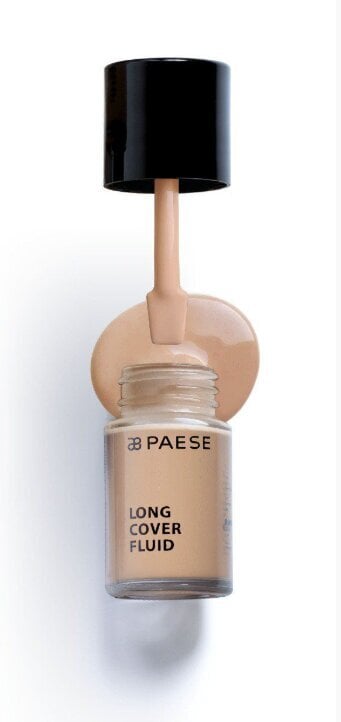 Paese Long Cover Fluid foundation cream, 03 kultainen beige, 2218, 30 ml hinta ja tiedot | Meikkivoiteet ja puuterit | hobbyhall.fi