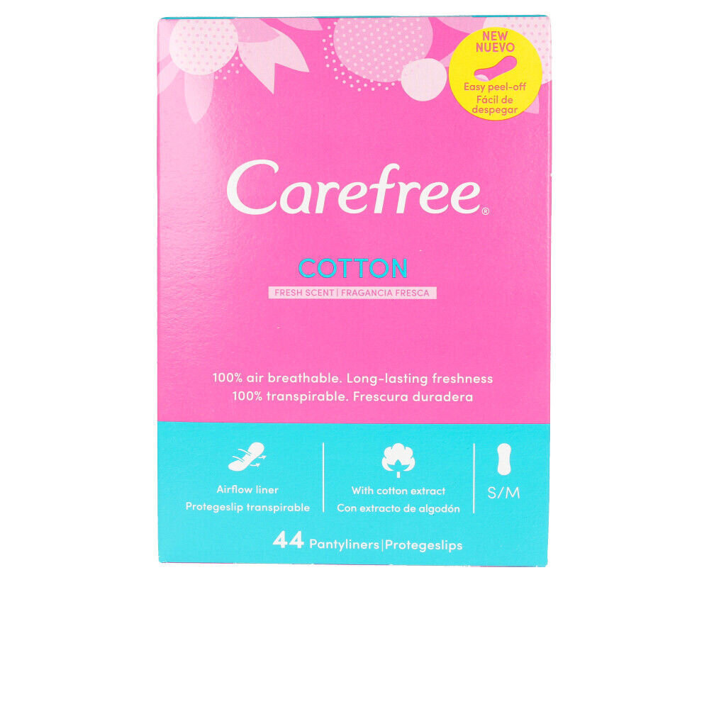 Pehmusteet Carefree, 44 kpl. hinta ja tiedot | Tamponit ja terveyssiteet | hobbyhall.fi