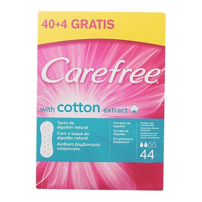 Pehmusteet Transpirable Carefree, 44 kpl hinta ja tiedot | Tamponit ja terveyssiteet | hobbyhall.fi