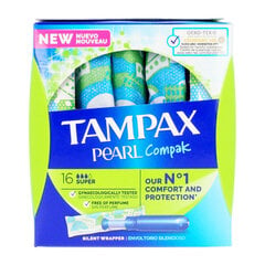 Tamponit Tampax Pearl, 18 kpl hinta ja tiedot | Tamponit ja terveyssiteet | hobbyhall.fi