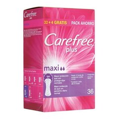 Pehmusteet Carefree, 36 kpl hinta ja tiedot | Tamponit ja terveyssiteet | hobbyhall.fi