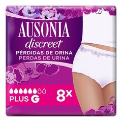 Pehmusteet vuotoja vastaan ​​Ausonia Discreet, 8 kpl hinta ja tiedot | Tamponit ja terveyssiteet | hobbyhall.fi