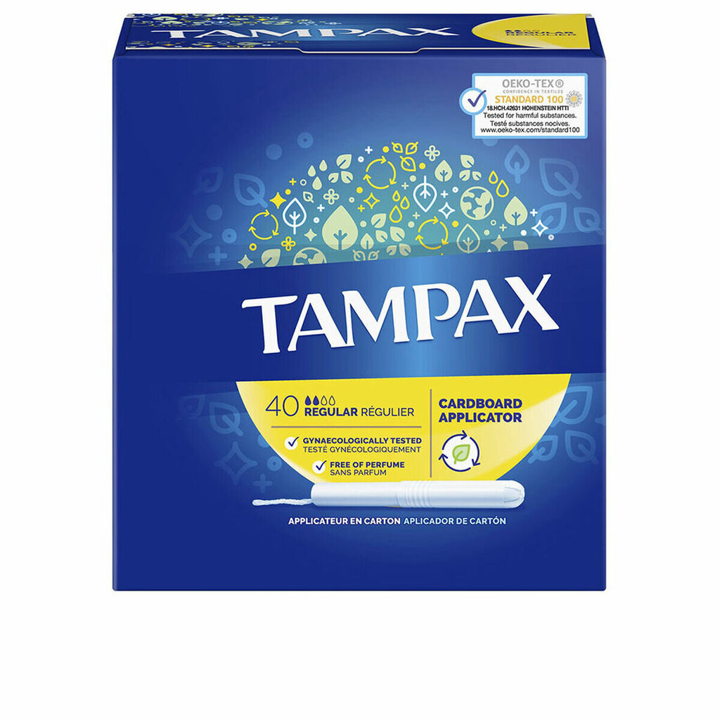 Normaalit tamponit Tampax 40 kpl. hinta ja tiedot | Tamponit ja terveyssiteet | hobbyhall.fi