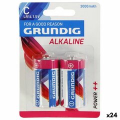 Alkaliparistot LR14 C Grundig, 2 kpl x 24 kpl. paketti hinta ja tiedot | Paristot | hobbyhall.fi