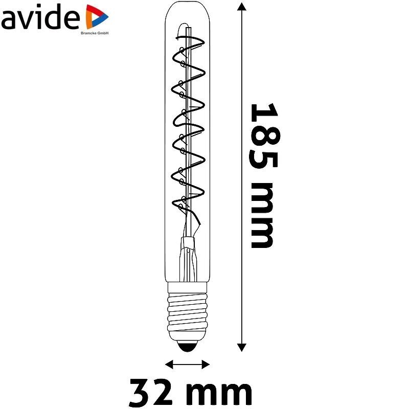 Avide LED-lamppu 4,5W E27 T8 Soft Filament hinta ja tiedot | Lamput | hobbyhall.fi