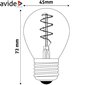 Avide LED-lamppu 3W E27 Soft Filament hinta ja tiedot | Lamput | hobbyhall.fi