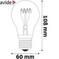 Avide LED-lamppu 4,5W E27 Soft Filament hinta ja tiedot | Lamput | hobbyhall.fi