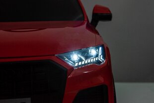 Audi Q7 Facelift sähköauto, punainen hinta ja tiedot | Lasten sähköautot | hobbyhall.fi