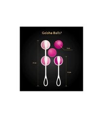 Kegel-pallot Gvibe Geisha Balls 3 Sokeri, vaaleanpunainen hinta ja tiedot | BDSM ja fetissit | hobbyhall.fi