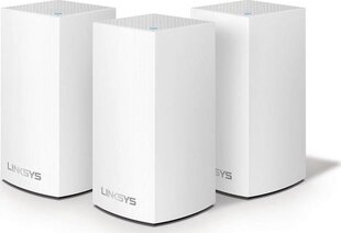 Linksys WHW0103-EU Velop Whole Home Intelligent Mesh WiFi System, Dual-Band, 3-pack 802.11ac, 400+867 Mbit hinta ja tiedot | Langattomat tukiasemat | hobbyhall.fi