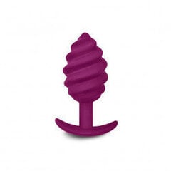 Ribbed anaalitulppa Gvibe Gplug Twist 2 Sweet Raspberry, vaaleanpunainen hinta ja tiedot | Anaalilelut | hobbyhall.fi